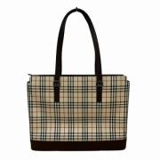 Burberry Vintage Pre-owned Canvas axelremsvskor Brown, Dam