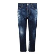 Dsquared2 Slim Fit Bomull Denim Jeans Blue, Herr