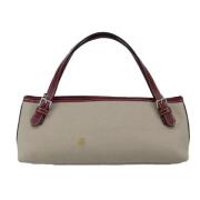 Burberry Vintage Pre-owned Canvas handvskor Beige, Dam