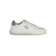 Calvin Klein Vit Polyester Sneaker White, Herr