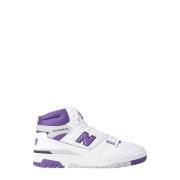 New Balance Hög Topp Läder Sneakers Purple, Herr