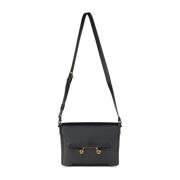 Marni Elegant Handväska med Gyllene Detaljer Black, Dam