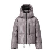 Adidas by Stella McCartney Hooded Puffer Jacket Gray, Dam