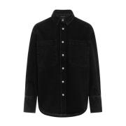 Anine Bing Denim Overskjorta Black, Dam