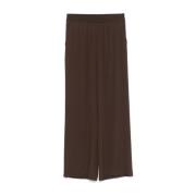 Seventy Brun Elastisk Midjehbyxor Brown, Dam