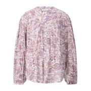 Isabel Marant Blus med Paisley-mönster Multicolor, Dam