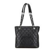 Chanel Vintage Pre-owned Laeder chanel-vskor Black, Dam