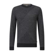 Hugo Boss Merino Wool Pullover Sweater Gray, Herr