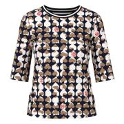 Marc Cain T-shirt med Heartbreaker Print Multicolor, Dam