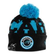 New Era NFL Pom Pom Sport Knit Hat Black, Herr