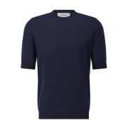 Lardini Bomull T-shirt med klassisk stil Blue, Herr