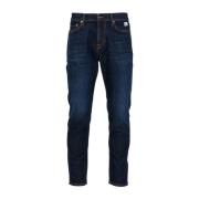 Roy Roger's Denim Morot Jeans med Salpa Applikation Blue, Herr