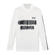 Y-3 Långärmad T-shirt White, Herr