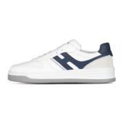 Hogan Italienska Lädersneakers Memory Foam Sula White, Herr