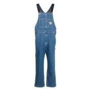 Carhartt Wip Denim Arbetskläder Bib Overall Blue, Herr