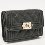 Chanel Vintage Pre-owned Laeder plnbcker Black, Dam