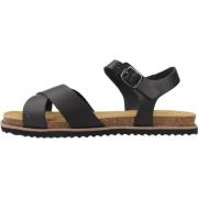 Geox Leuca Platta Sandaler Black, Dam