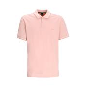 Hugo Boss Klassisk Regular Fit Polo Skjorta Pink, Herr