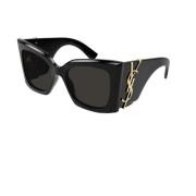 Saint Laurent Monogram Acetat solglasögon i svart Black, Dam