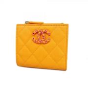 Chanel Vintage Pre-owned Laeder plnbcker Orange, Dam