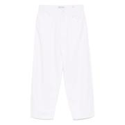 Pinko Vita Jeans Komfort Fit Byxor White, Dam