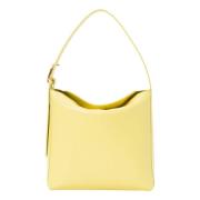 Twinset Gul läder hobo väska Jolie Yellow, Dam