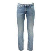 Calvin Klein Blå Bomull Slim Fit Jeans Blue, Herr