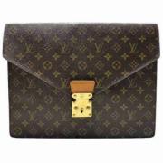 Louis Vuitton Vintage Pre-owned Canvas kuvertvskor Brown, Dam