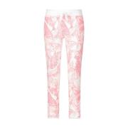 Juvia Naturligt Print Sweatpants Smilla Pink, Dam