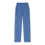 Kenzo Sweatpants med skimrande applikationer Blue, Dam