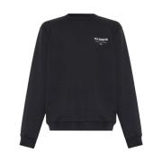 AllSaints Underground Crewneck Sweatshirt Black, Herr