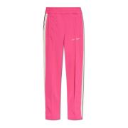 Palm Angels Sweatpants med logotyp Pink, Dam