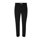 Department Five Svarta Chinos Crop Byxor Black, Herr