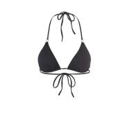 Melissa Odabash Svart Triangel Bikini Topp SPF 50 Black, Dam