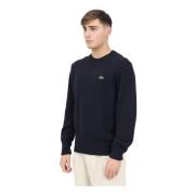 Lacoste Blå Crew Neck Sweater Essential Blue, Herr