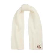 Ralph Lauren Vinterscarf White, Dam