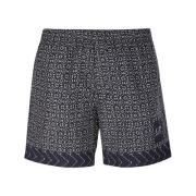 C.p. Company Svarta Badshorts för Män Black, Herr