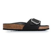 Birkenstock Madrid Big Buckle Sandaler Black, Dam