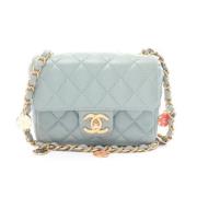 Chanel Vintage Pre-owned Laeder chanel-vskor Blue, Dam