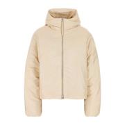 Jil Sander Kräm Dunjacka Beige, Dam