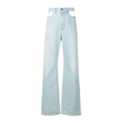 Maison Margiela Vida Ben Cut-Out Jeans Blue, Dam