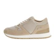 Guess Beige Tyg Sneakers med Sidologo Beige, Herr