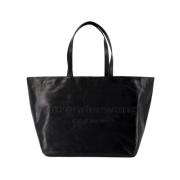 Alexander Wang Svart Läder Shopper Väska Black, Dam