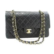 Chanel Vintage Pre-owned Laeder chanel-vskor Black, Dam