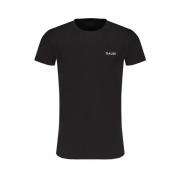 Gaudi Svart Bomull T-shirt med Tryck Black, Herr