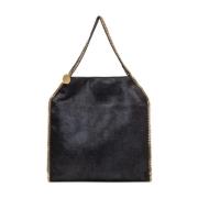 Stella McCartney Svart Kedja-Link Axelväska Black, Dam