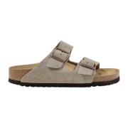 Birkenstock Läder Herrsandaler Vår/Sommar Kollektion Beige, Herr