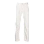 Jacob Cohën Vit Super Slim Fit Jeans White, Herr