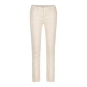 7 For All Mankind Smalla Slitta Byxor Beige, Dam