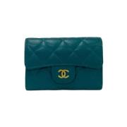 Chanel Vintage Pre-owned Laeder plnbcker Green, Dam